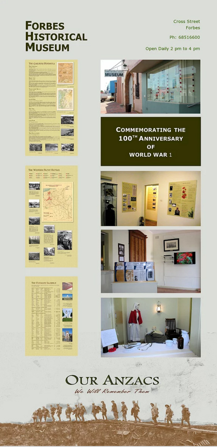 World War I exhibition at Forbes Museum